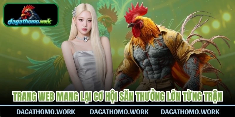 Trang web mang lại cơ hội săn thưởng lớn trong từng trận chọi