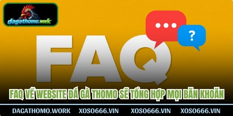 FAQ về website Đá Gà Thomo sẽ tổng hợp và giải đáp mọi băn khoăn