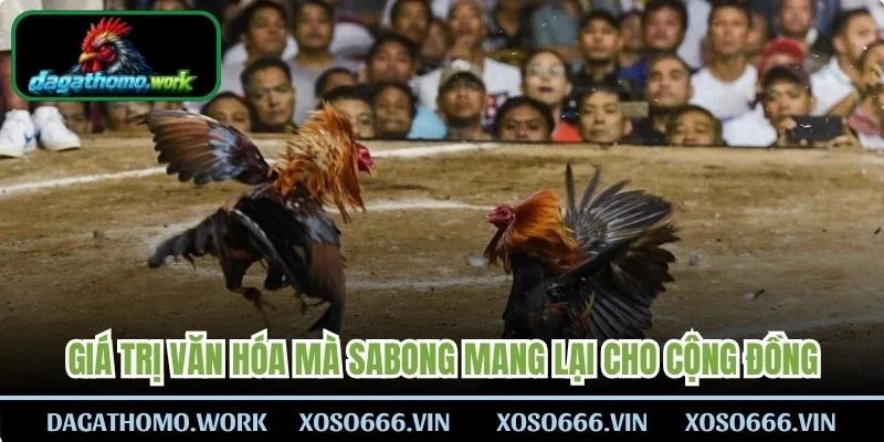 Giá trị văn hóa mà Sabong mang lại cho cộng đồng