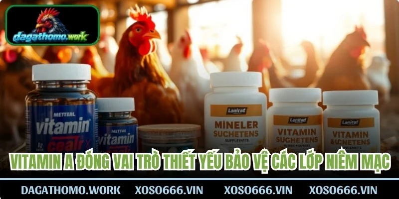Vitamin A đóng vai trò thiết yếu trong việc bảo vệ các lớp niêm mạc